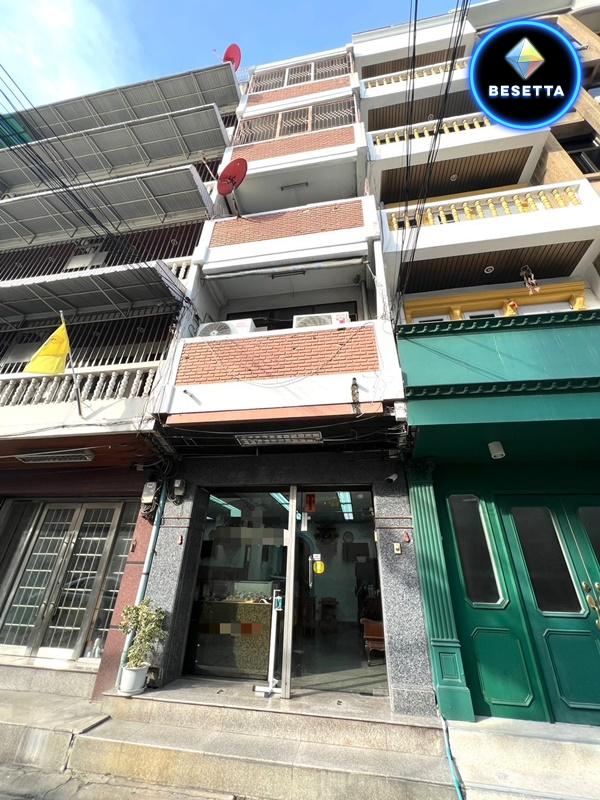 ขายอาคารพาณิชย์ 5 ชั้น ซอย เจริญกรุง 2 ทำเลการค้า ติดโรงหนังศาลาเฉลิมกรุง และดิโอลด์สยาม พลาซ่า เดินทางสะดวก